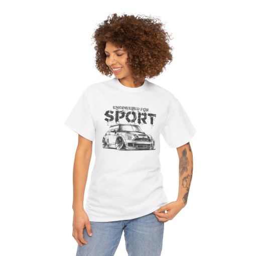 Mini Cooper S Engineered for Sport T-shirt unisex per uomo e donna