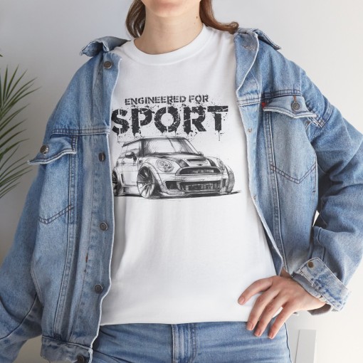 Mini Cooper S Engineered for Sport Unisex T-shirt for men and women