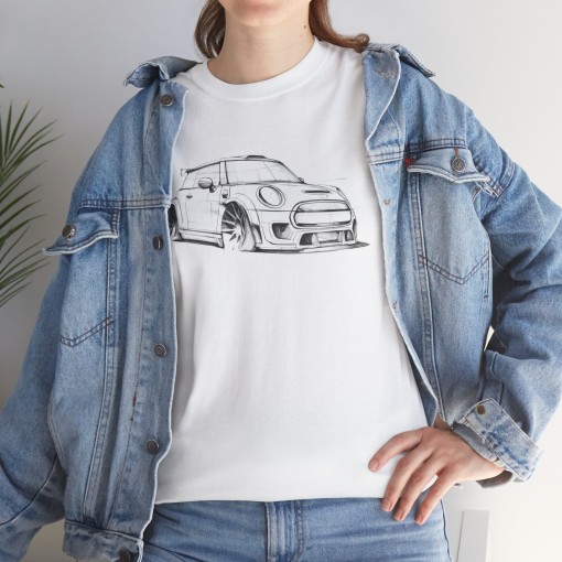 Mini Cooper S Designer Unisex-T-Shirt für Männer und Frauen