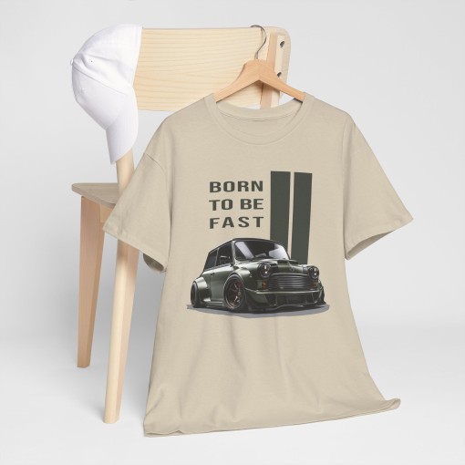 Vintage MINI COOPER Born to be Fast T-shirt homme