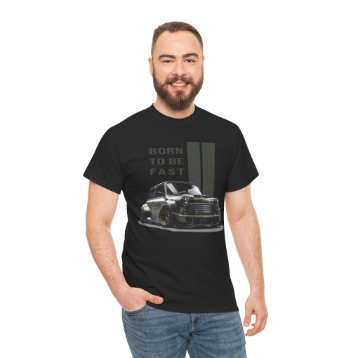 Vintage MINI COOPER Born to be Fast T-shirt homme
