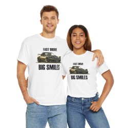 FAST DRIVE BIG SMILES MX5 NA MIATA Männer T-Shirt