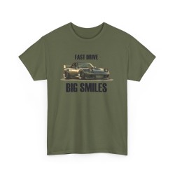 FAST DRIVE BIG SMILES MX5 NA MIATA Männer T-Shirt