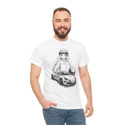 A110 MANGA Men Tshirt with ALPINE A110