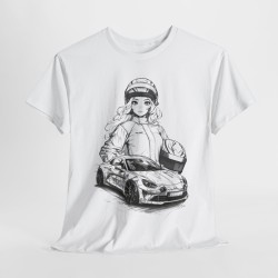 A110 MANGA Men Tshirt with ALPINE A110