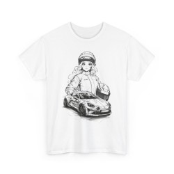 A110 MANGA Tshirt homme avec ALPINE A110 design by Dulys