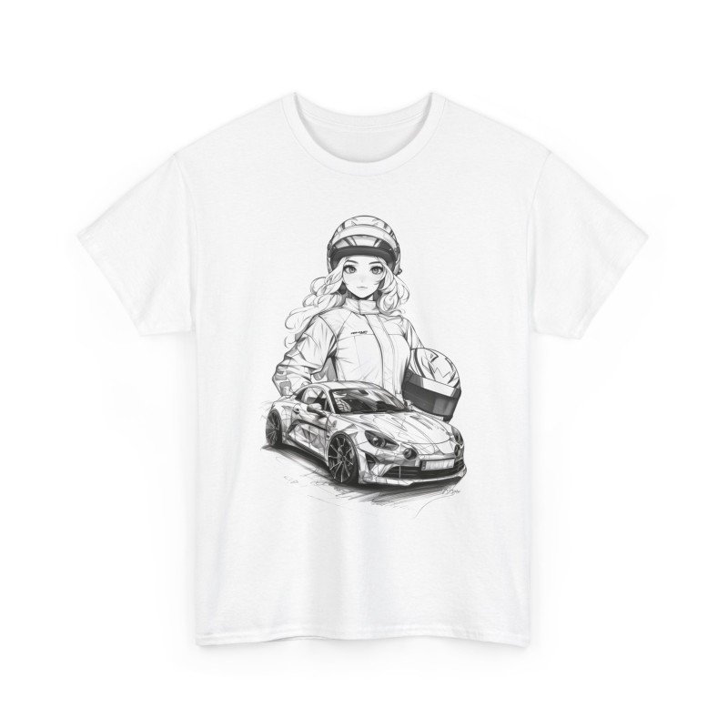 A110 MANGA Männer T-Shirt mit ALPINE A110 design by Dulys