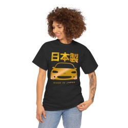 MADE IN JAPAN MX5 NB Men Tshirt for owner of MAZDA MX5 blacK and gold