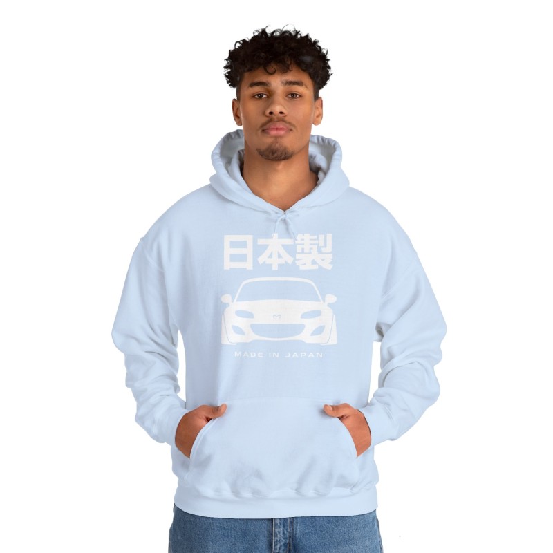 MADE IN JAPAN MX5 NC sweat capuche homme pour amateurs de MAZDA MX5