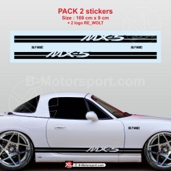 Adesivi da corsa per MAZDA MX5 NB - Design 1