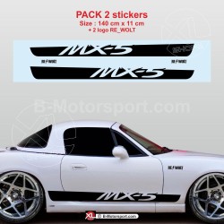 Kit autocollant bas de caisse pour MAZDA MX5 NB - Type 4