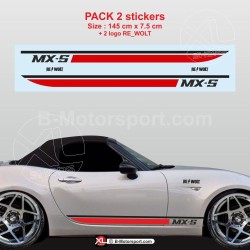 Kit autocollant bas de caisse pour MAZDA MX5 ND - Type 2