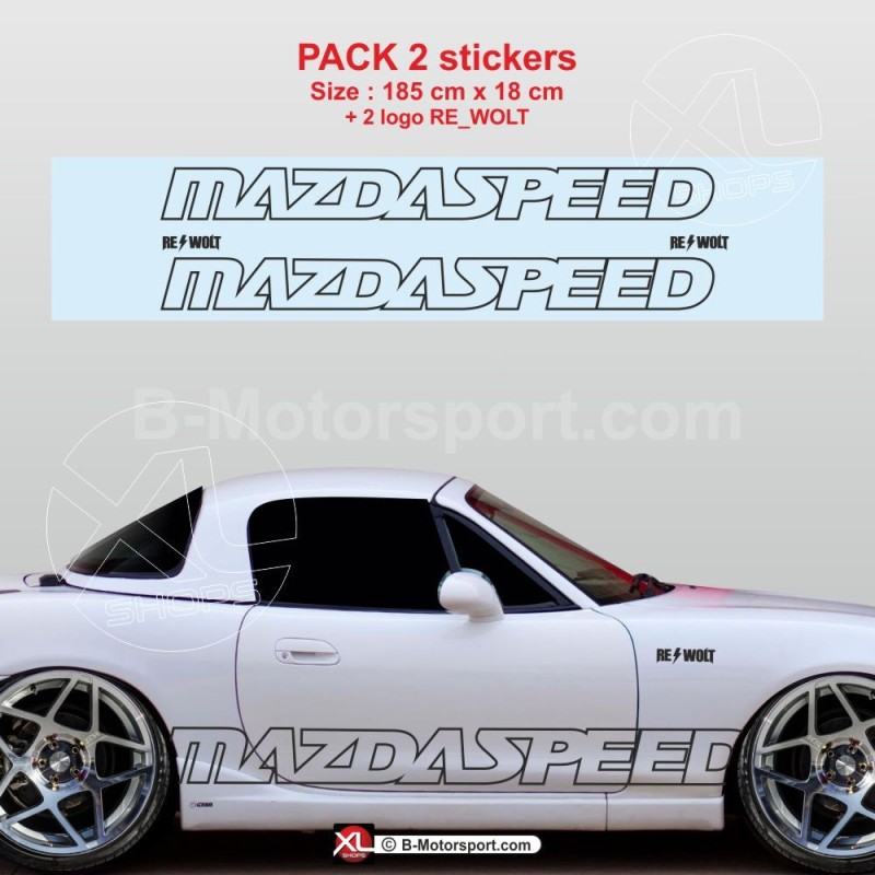 MAZDASPEED Sport side skirt sticker decals for MAZDA MX5 NB