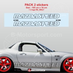 Adesivi da corsa MAZDASPEED per MAZDA MX5 NC