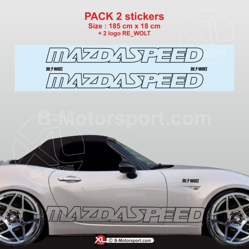 MAZDASPEED Sport side skirt sticker decals for MAZDA MX5 ND