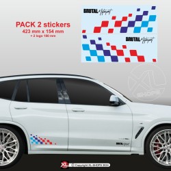BMW M-Power Racing Aufkleber für X1 X2 X3 X4 X5 X6 X7