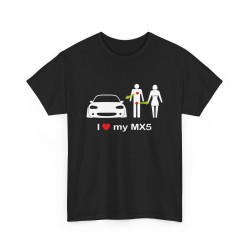 I LOVE MY MX5 NB Maglietta uomo per tutti i proprietari di MAZDA MX5