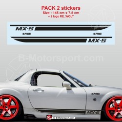 Adesivi da corsa per MAZDA MX5 NC - Design 4