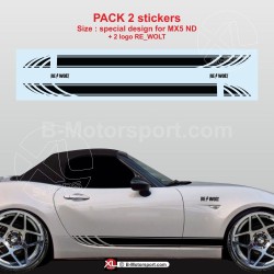 Kit autocollant bas de caisse pour MAZDA MX5 ND - Type 5