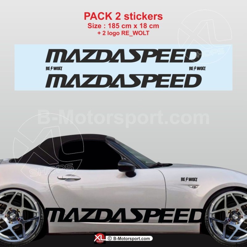 Adesivi da corsa MAZDASPEED per MAZDA MX5 ND v.2