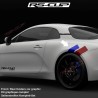 BLUE RED stripe decals kit for ALPINE A110