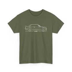 Silhouette M3 e30 Evolution Men Tshirt for owner of BMW M3