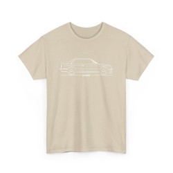 Silhouette M3 e30 Evolution Männer T-Shirt für alle Besitzere BMW M3