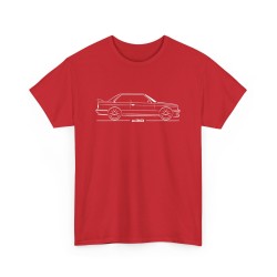 Silhouette M3 e30 Evolution Men Tshirt for owner of BMW M3