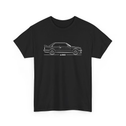 Silhouette M3 e30 Evolution Men Tshirt for owner of BMW M3