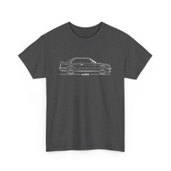 Silhouette M3 e30 Evolution Männer T-Shirt für alle Besitzere BMW M3