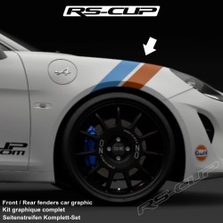 GULF STYLE stripe decals kit for ALPINE A110