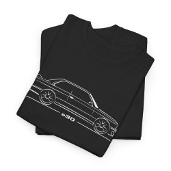 Silhouette M3 e30 Evolution Men Tshirt for owner of BMW M3