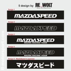 Windshield decal MAZDASPEED for all Mazda