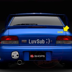 5 sticker decal MADE IN JAPAN for SUBARU