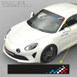 Windshield decal Trackday ALPINE A110