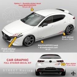 STREET RACING - Komplettes Grafik-Kit für alle Mazda-Modelle