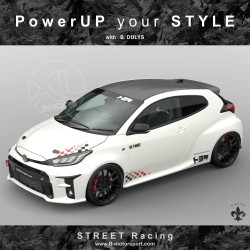 STREET RACING - Kit graphique complet pour tous modèles de TOYOTA