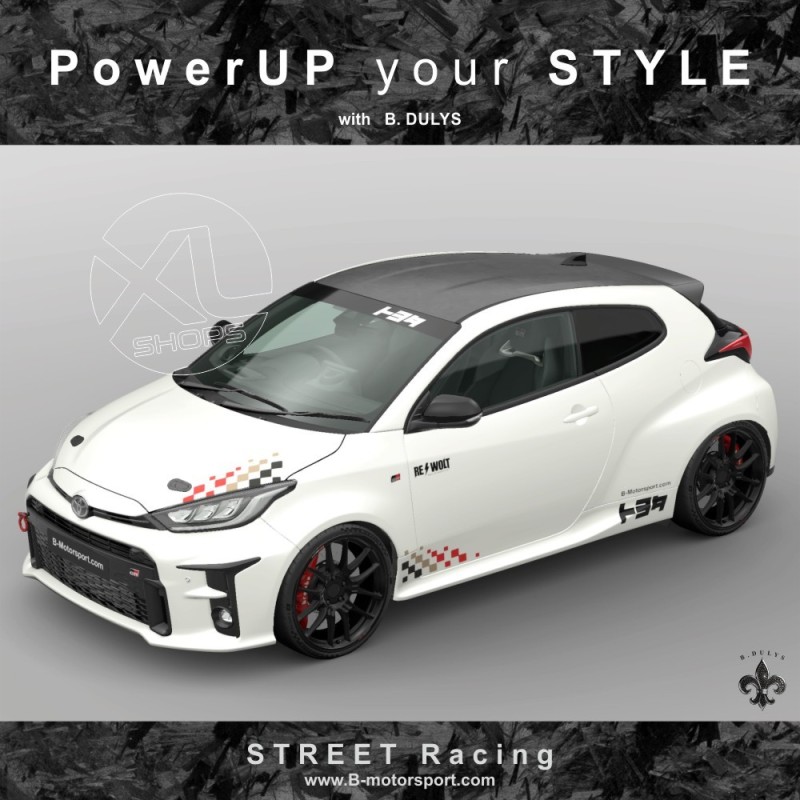 STREET RACING - Kit grafico completo per tutti i modelli TOYOTA