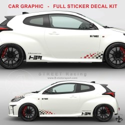 STREET RACING - Komplettes Grafik-Kit für alle TOYOTA-Modelle