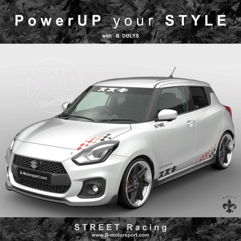 STREET RACING - Complete graphic kit for all SUZUKI models