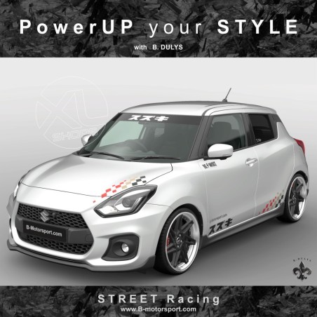 STREET RACING - Komplettes Grafik-Kit für alle SUZUKI-Modelle