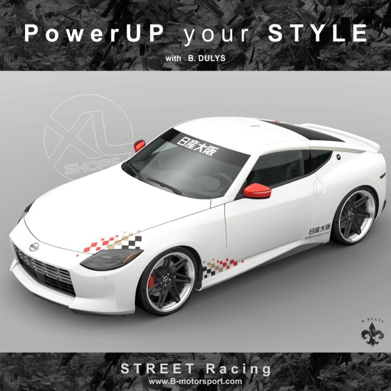 STREET RACING - Komplettes Grafik-Kit für alle NISSAN-Modelle