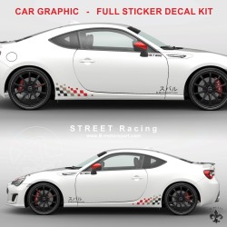 STREET RACING - Kit grafico completo per tutti i modelli SUBARU