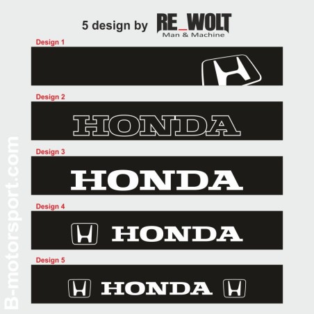 Windschutzscheibe aufkleber HONDA - 5 design