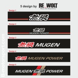 Windshield decal MUGEN POWER 4 colors for all Honda