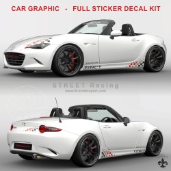 STREET RACING - Complete graphic kit for all Mazda models MX-5