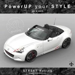 STREET RACING - Kit grafico completo per tutti i modelli Mazda MX-5