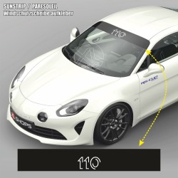 Pare-soleil 110 Racing pour ALPINE A110