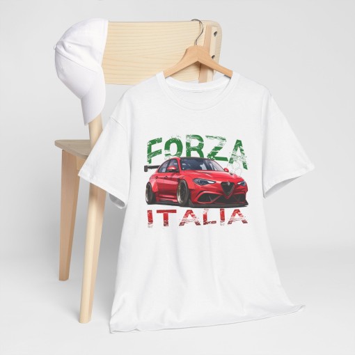 FORZA ITALIA Alfa Romeo GIULIA Quadrifoglio Maglietta uomo