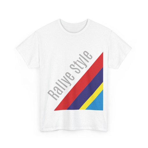 RALLYE STYLE Unisex T-shirt for men and women in Peugeot Sport Vintage colors